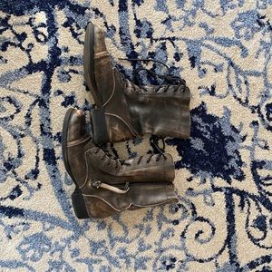 Distressed Aldo combat boots size 8